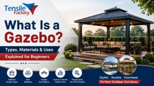 Read more about the article What Is a Gazebo? Types, Materials & Uses Explained for Beginners