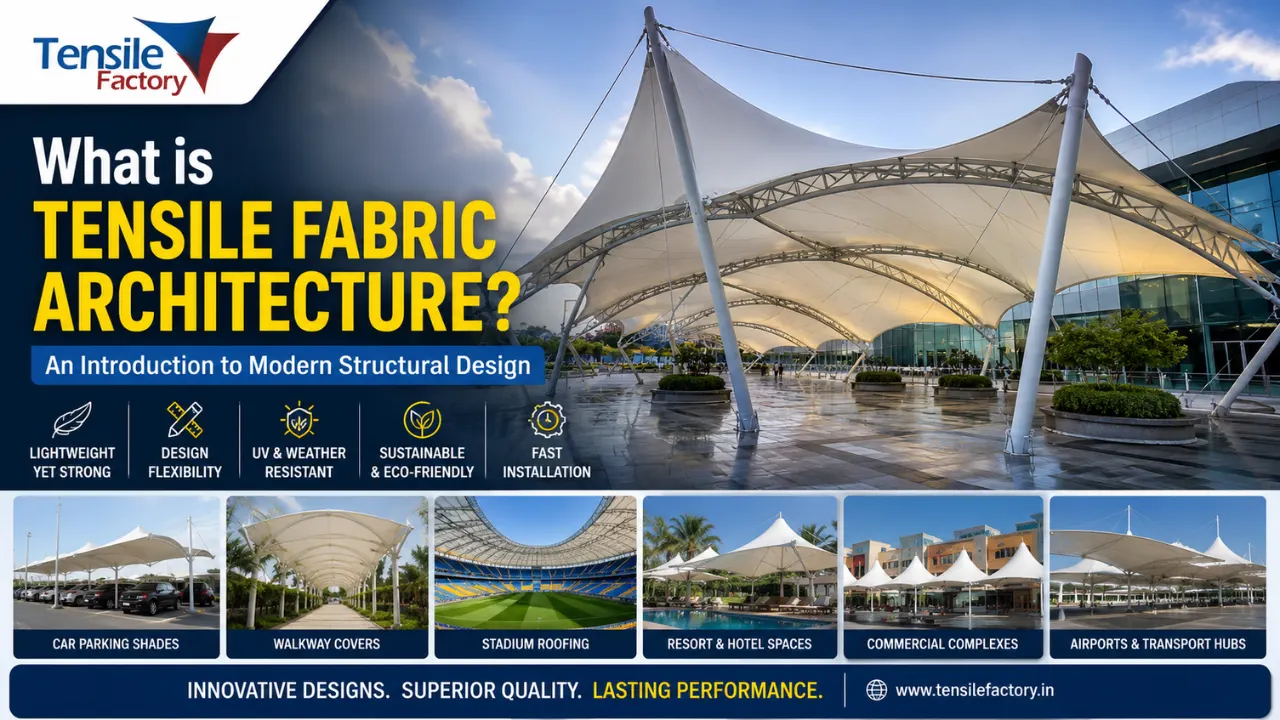You are currently viewing What is Tensile Fabric Architecture? An Introduction to Modern Structural Design