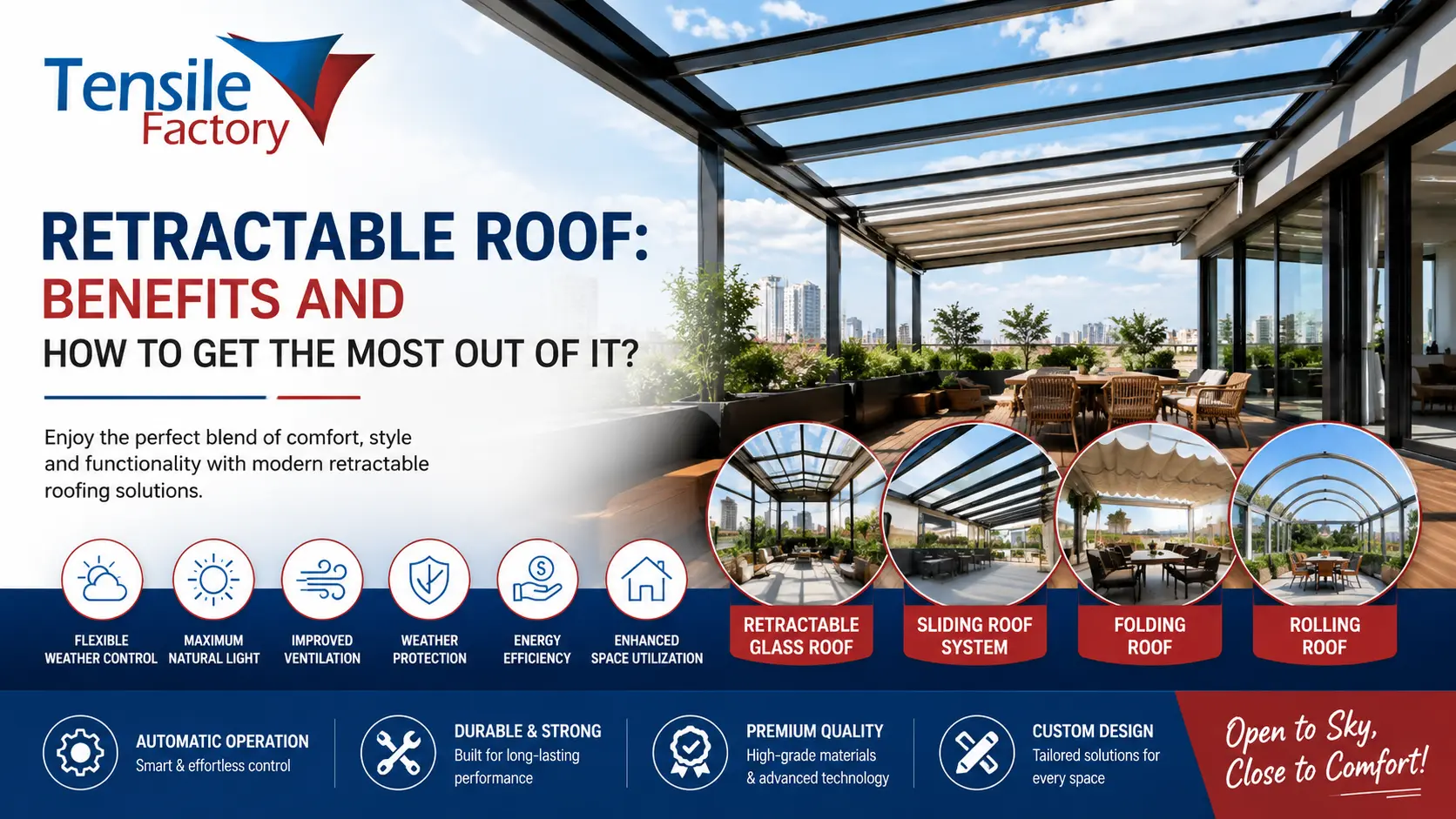 You are currently viewing Retractable Roof: Benefits and How to Get the Most Out of It?
